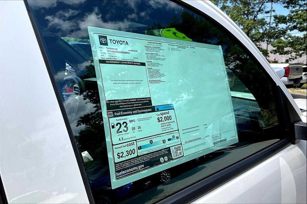 new 2025 Toyota Tacoma car, priced at $33,284