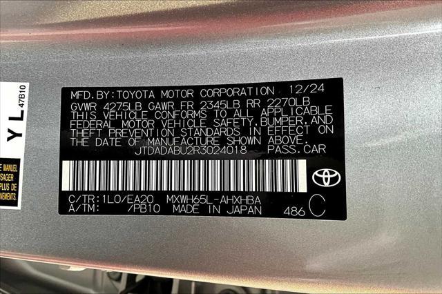 new 2024 Toyota Prius car, priced at $40,264