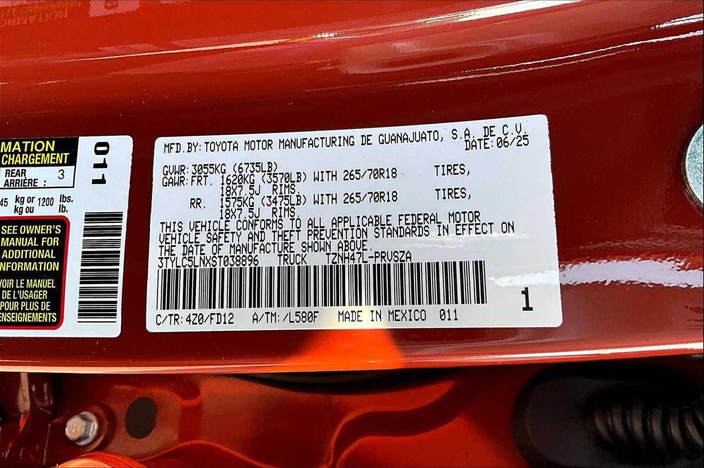 new 2025 Toyota Tacoma car, priced at $55,469