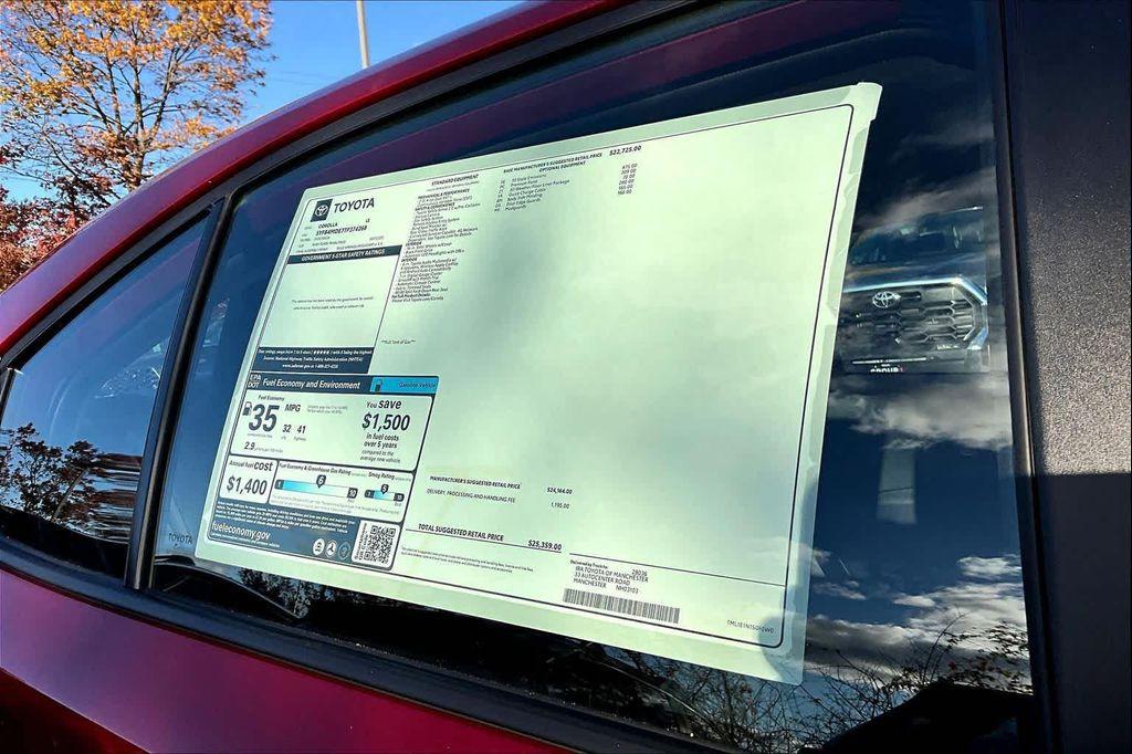 new 2026 Toyota Corolla car, priced at $25,359