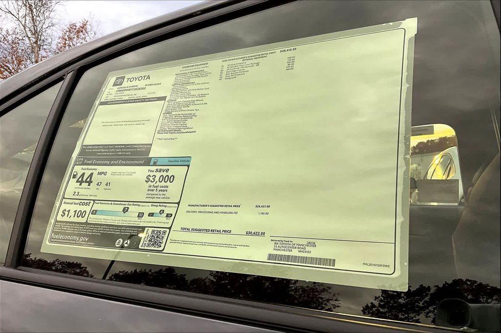 new 2026 Toyota Corolla Hybrid car, priced at $30,622