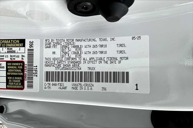 new 2025 Toyota Tundra car, priced at $56,108
