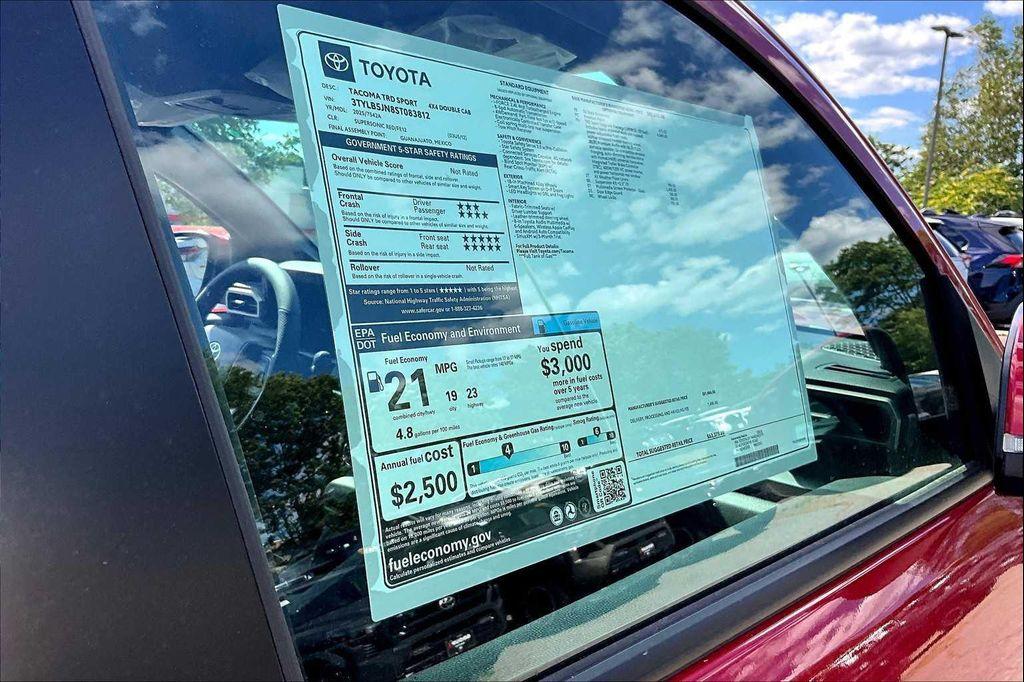 new 2025 Toyota Tacoma car, priced at $53,379