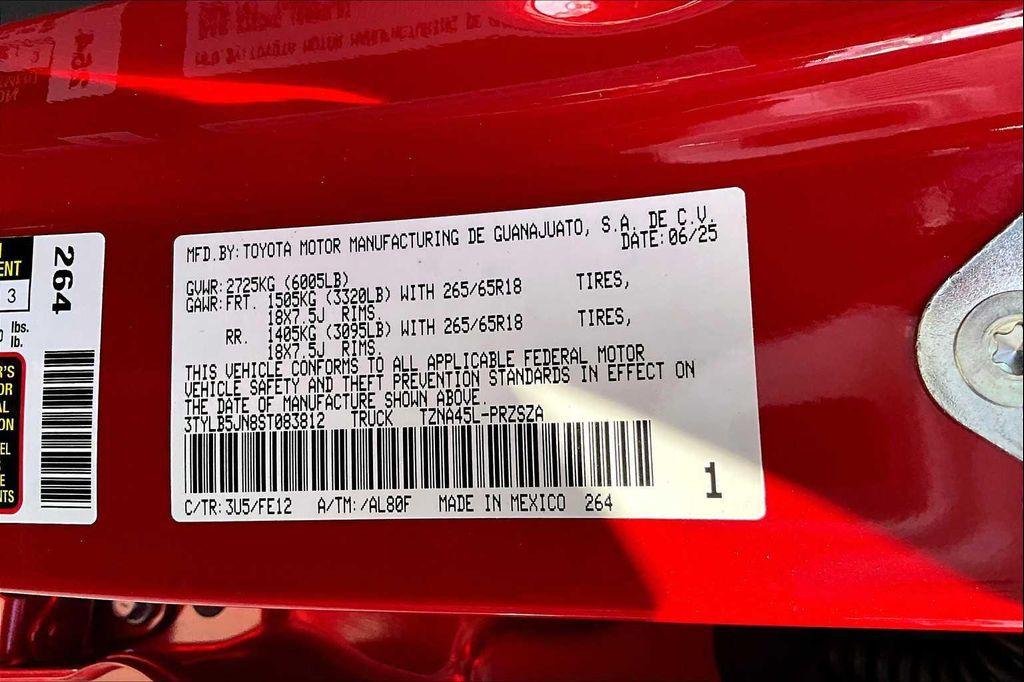 new 2025 Toyota Tacoma car, priced at $53,379