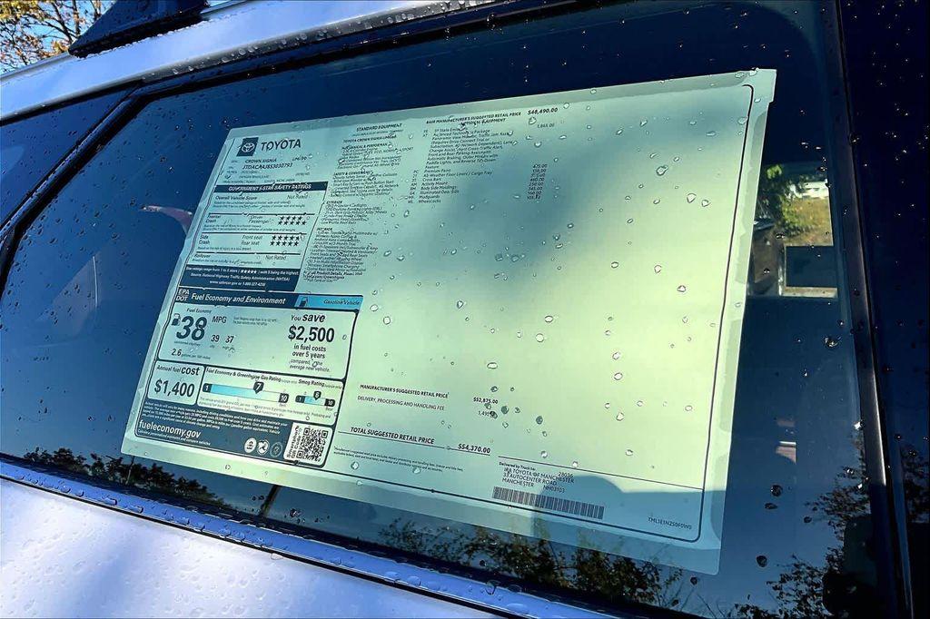 new 2025 Toyota Crown Signia car, priced at $54,370