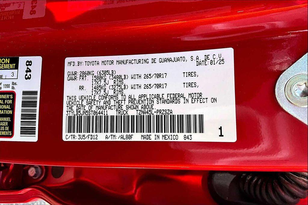 new 2025 Toyota Tacoma car, priced at $56,974
