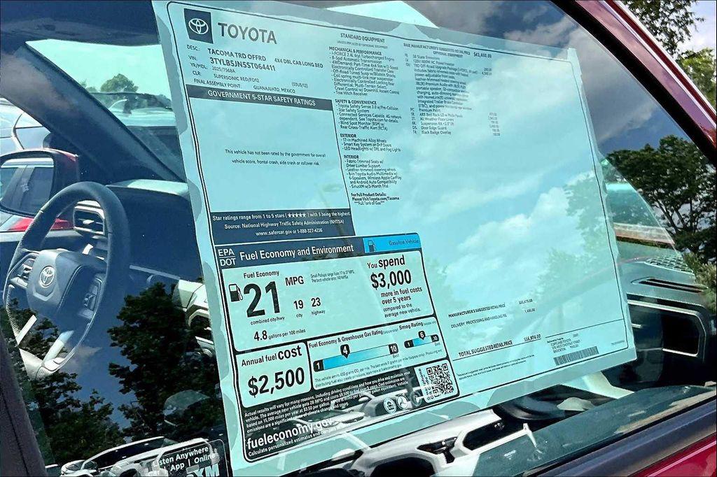 new 2025 Toyota Tacoma car, priced at $56,974