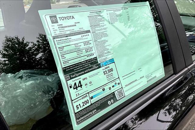 new 2025 Toyota Camry car, priced at $40,162