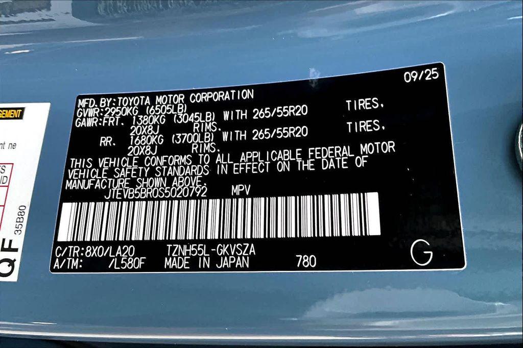 new 2025 Toyota 4Runner car, priced at $65,148