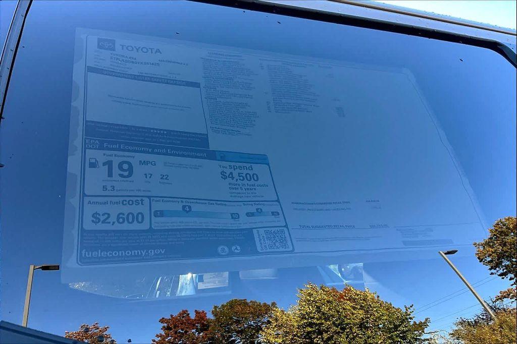 new 2026 Toyota Tundra car, priced at $58,733