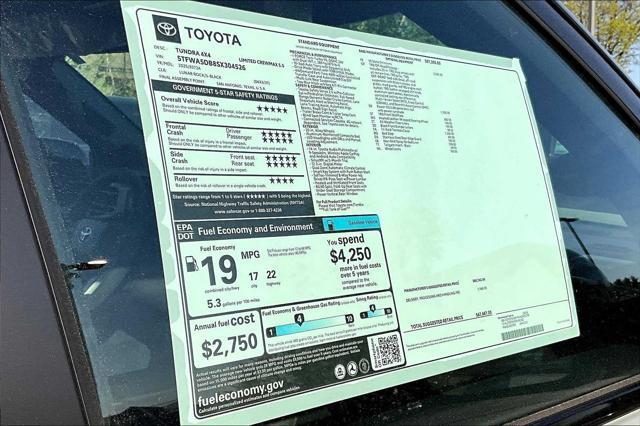 new 2025 Toyota Tundra car, priced at $67,687