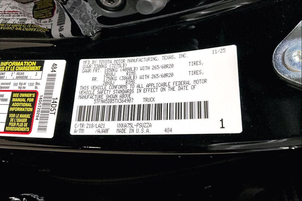 new 2026 Toyota Tundra car, priced at $71,897