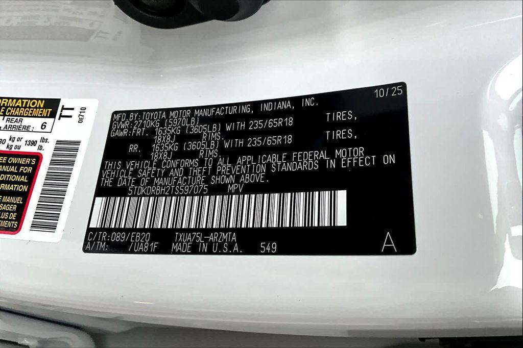 new 2026 Toyota Highlander car, priced at $49,007