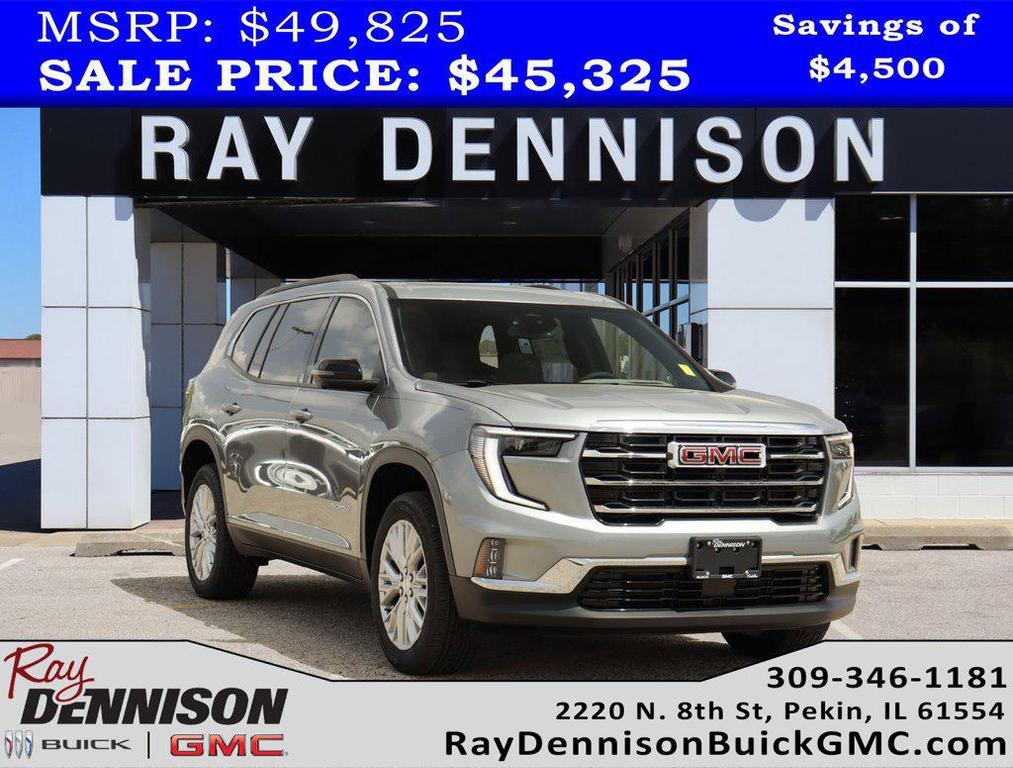 new 2025 GMC Acadia car, priced at $45,325