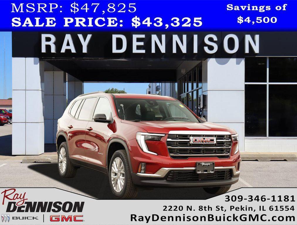 new 2025 GMC Acadia car, priced at $43,325