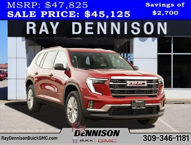 new 2025 GMC Acadia car, priced at $45,125