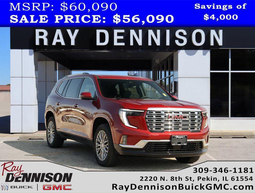 new 2025 GMC Acadia car, priced at $56,090