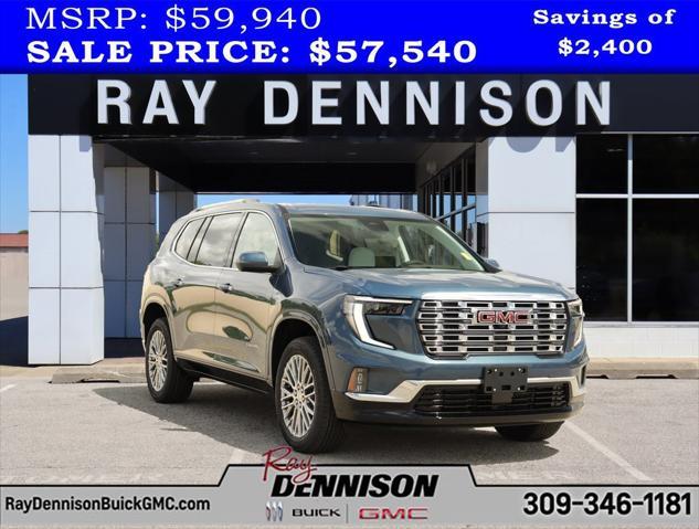 new 2025 GMC Acadia car, priced at $57,540