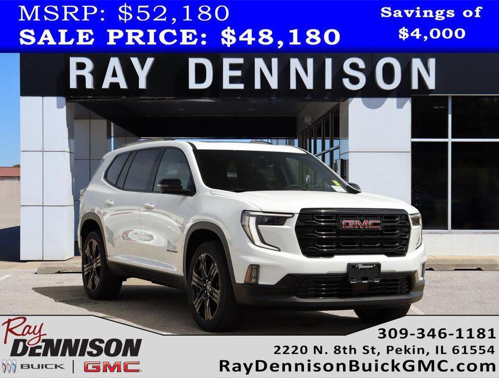 new 2025 GMC Acadia car, priced at $48,180