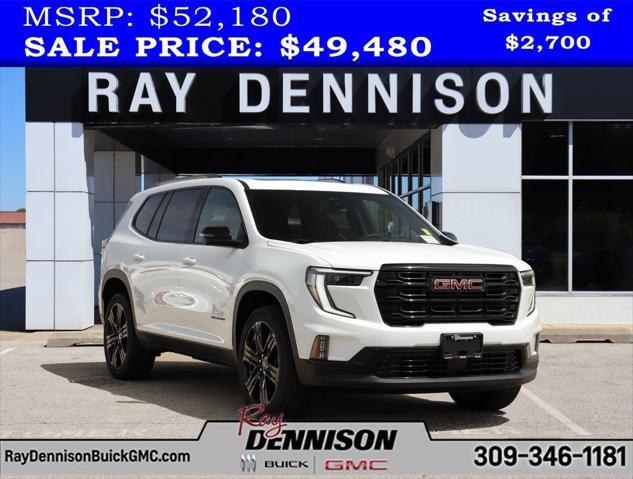 new 2025 GMC Acadia car, priced at $49,480