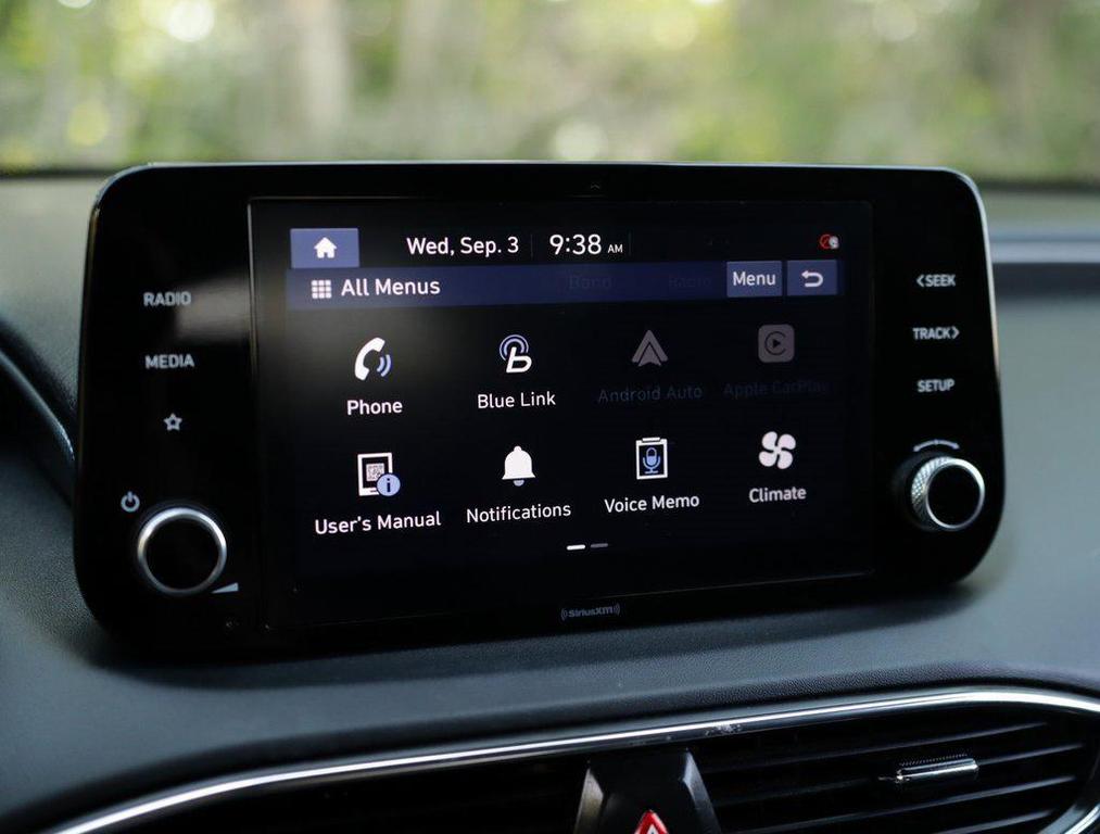 used 2021 Hyundai Santa Fe car, priced at $22,777
