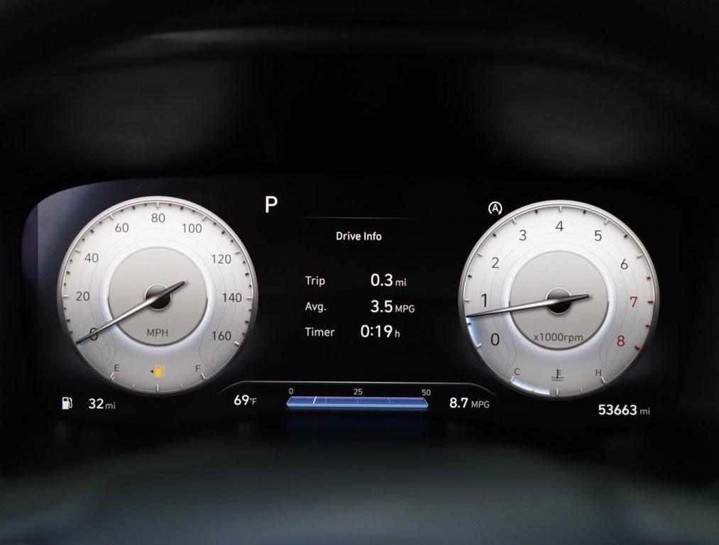 used 2021 Hyundai Santa Fe car, priced at $22,777