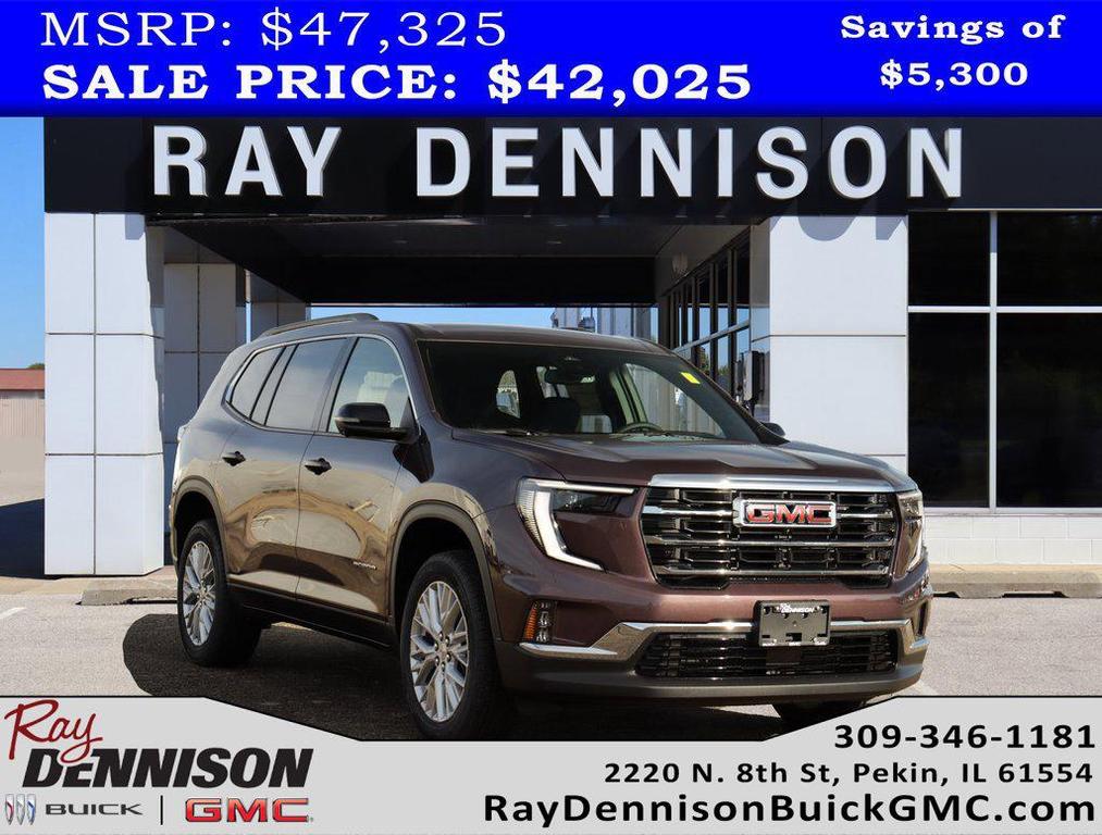 new 2025 GMC Acadia car, priced at $42,025