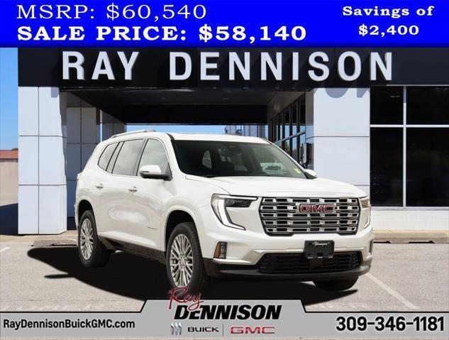 new 2025 GMC Acadia car, priced at $58,140