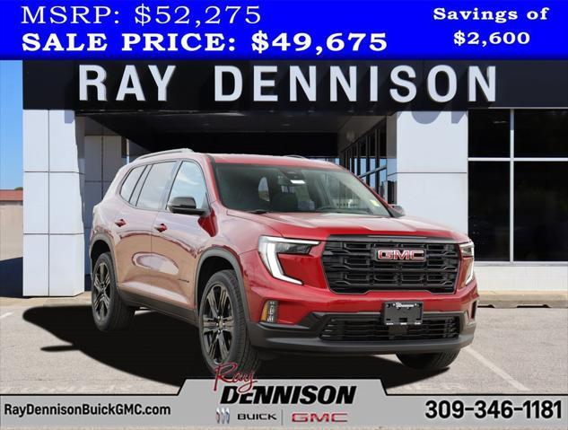 new 2025 GMC Acadia car, priced at $50,275