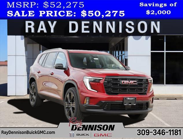 new 2025 GMC Acadia car, priced at $50,275