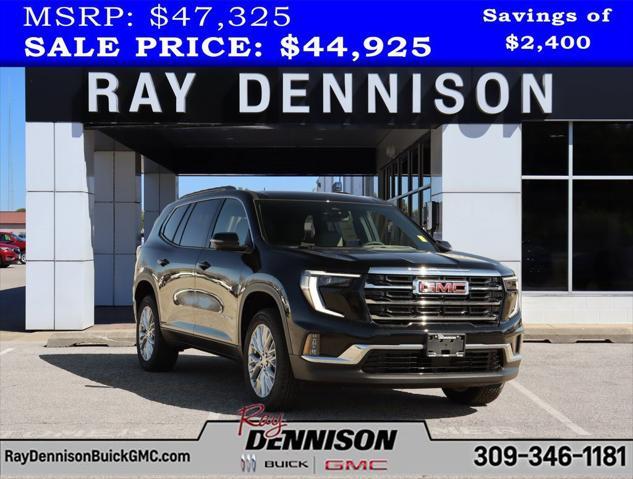 new 2025 GMC Acadia car, priced at $44,925