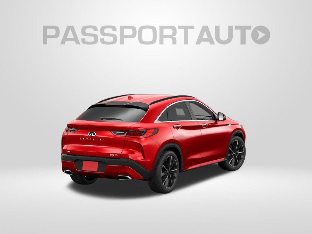 new 2025 INFINITI QX55 car, priced at $53,608