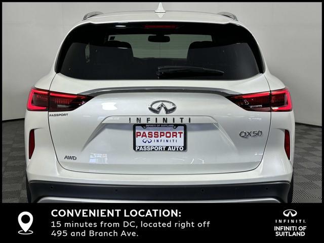 used 2021 INFINITI QX50 car, priced at $25,798