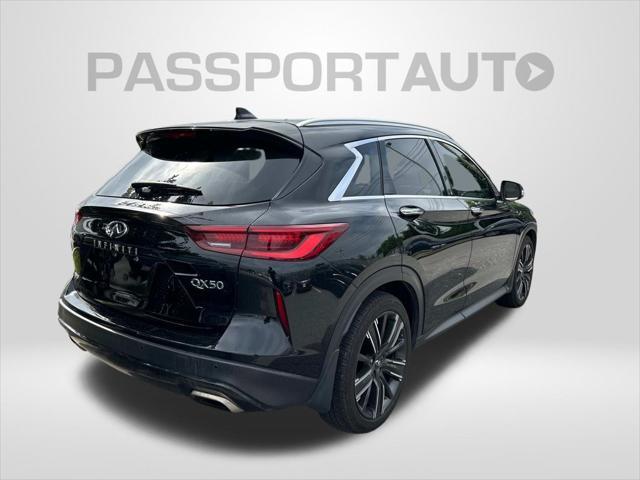 used 2022 INFINITI QX50 car, priced at $29,662