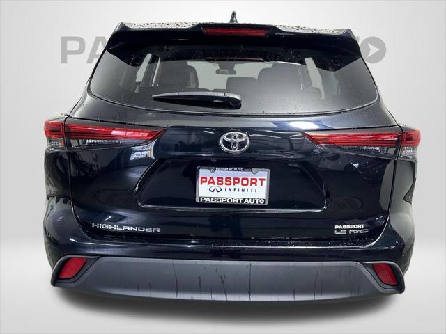 used 2021 Toyota Highlander car, priced at $29,498