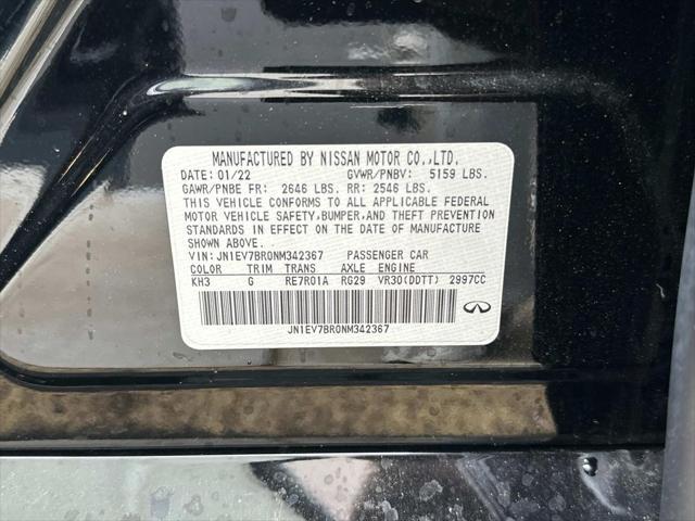 used 2022 INFINITI Q50 car