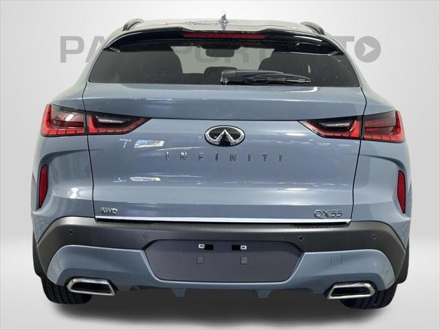 new 2025 INFINITI QX55 car, priced at $50,197