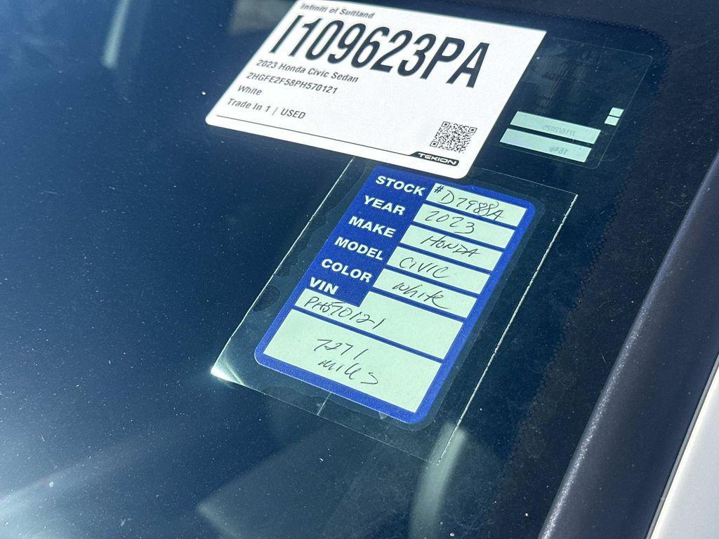 used 2023 Honda Civic car, priced at $26,200