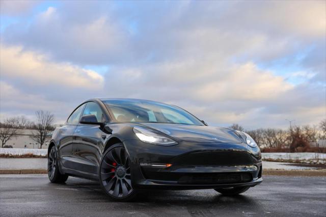 used 2021 Tesla Model 3 car, priced at $27,985