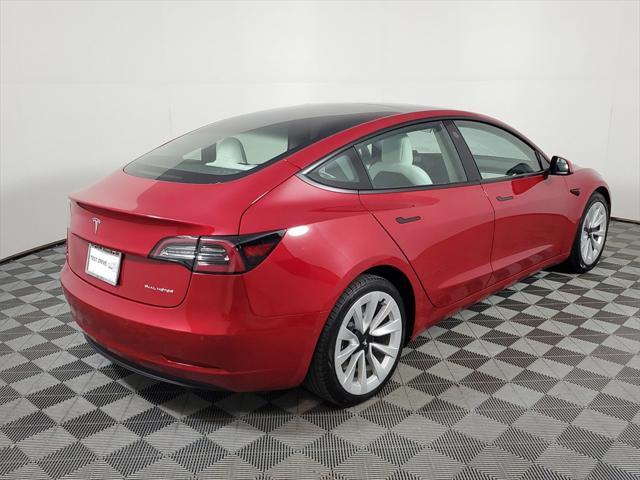 used 2022 Tesla Model 3 car, priced at $25,949