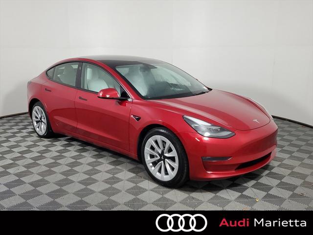 used 2022 Tesla Model 3 car, priced at $25,949