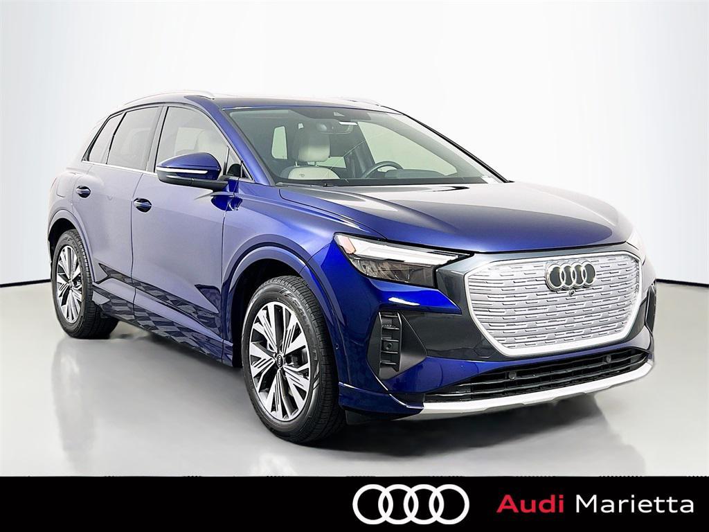 used 2023 Audi Q4 e-tron car, priced at $25,549
