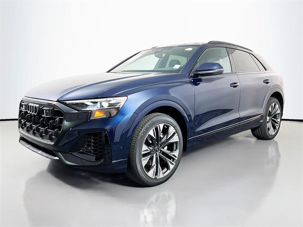new 2025 Audi Q8 car, priced at $73,897