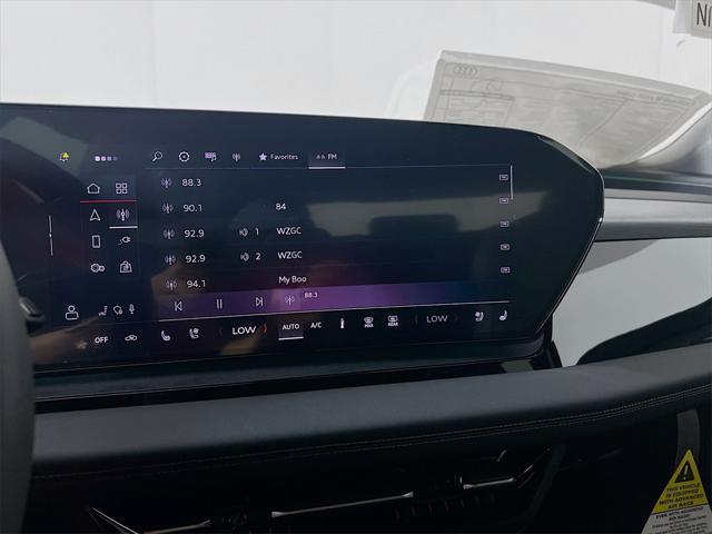 new 2025 Audi Q6 e-tron car, priced at $70,580