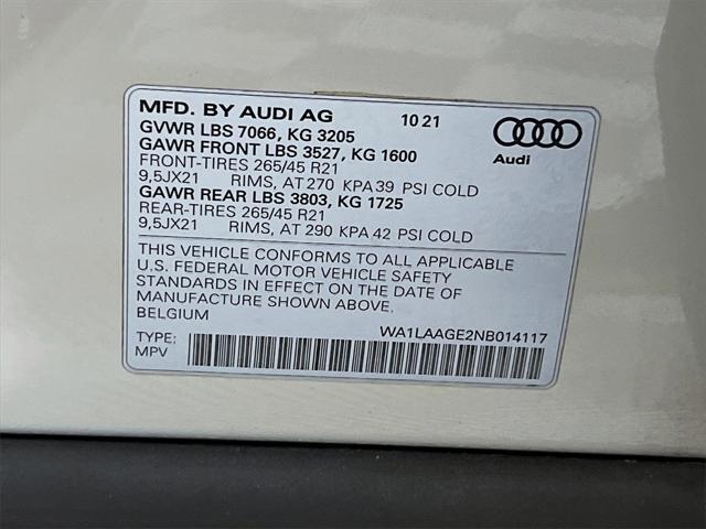 used 2022 Audi e-tron car, priced at $32,949