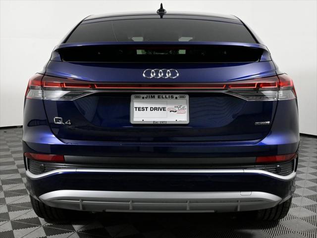 new 2025 Audi Q4 e-tron Sportback car, priced at $59,579