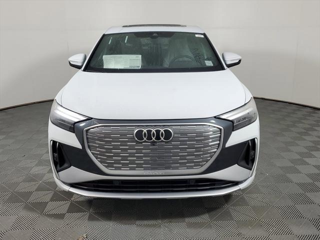 new 2025 Audi Q4 e-tron Sportback car, priced at $59,579