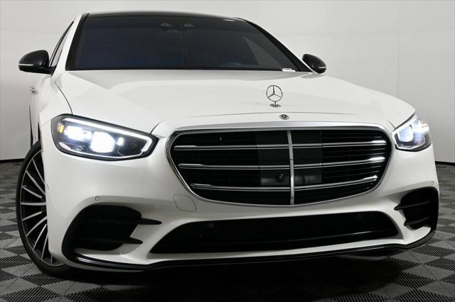 used 2022 Mercedes-Benz S-Class car, priced at $77,449