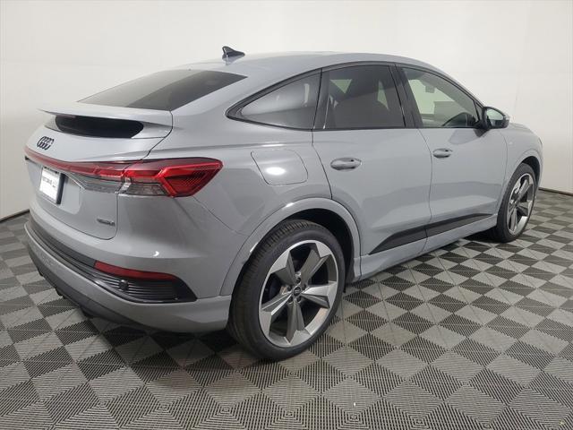 new 2025 Audi Q4 e-tron Sportback car, priced at $68,070