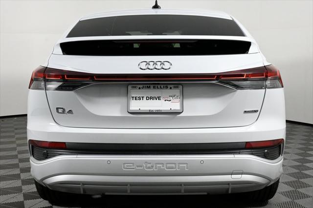 new 2025 Audi Q4 e-tron Sportback car, priced at $59,579